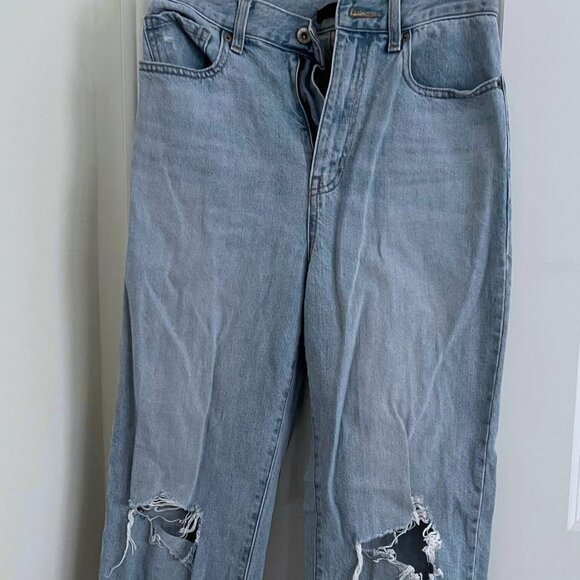 UNIQLO 🌠 Distressed Blue Denim Jeans 🌠 - Picture 2 of 6